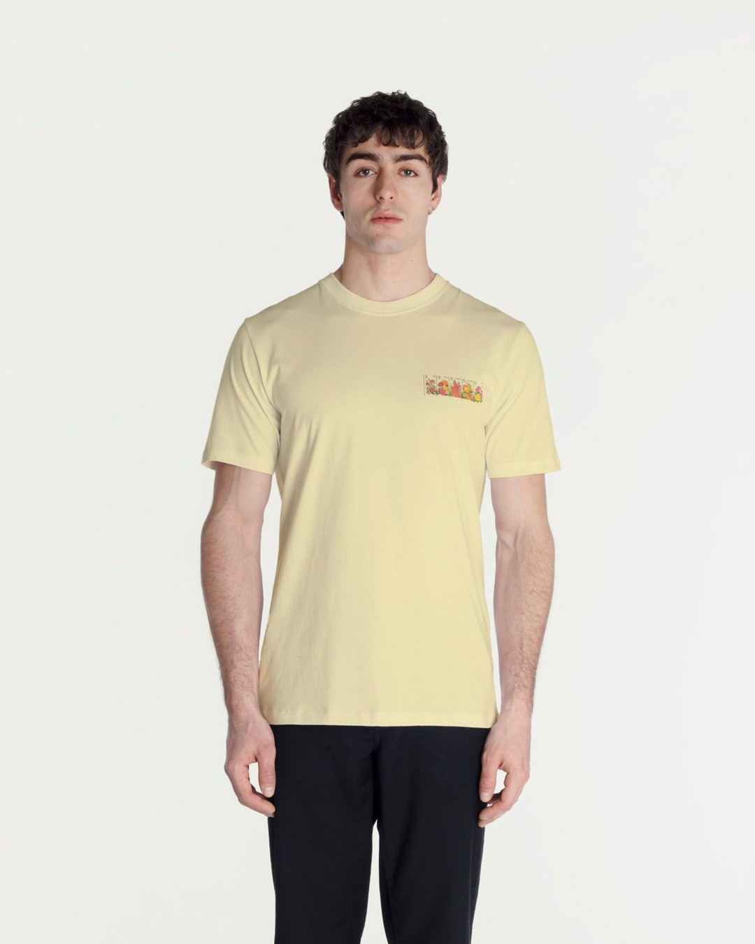 Soulland – Rossell S/S Yellow - T-Shirts - Yellow - Image 3