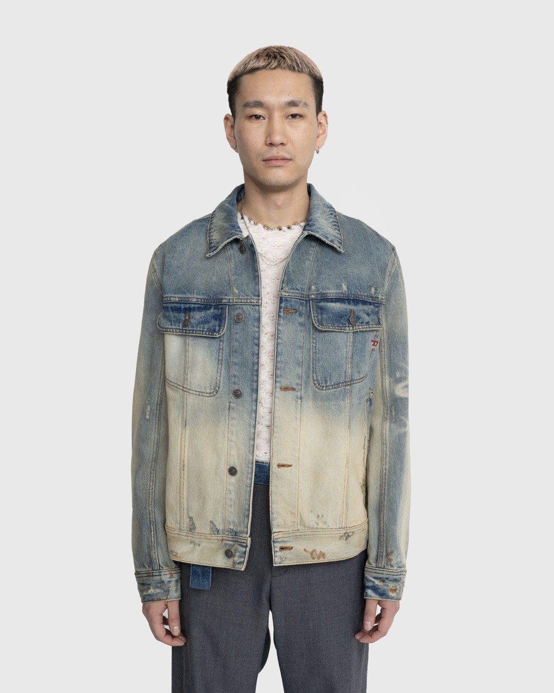 Diesel D Barcy Trucker Jacket Blue Highsnobiety Shop