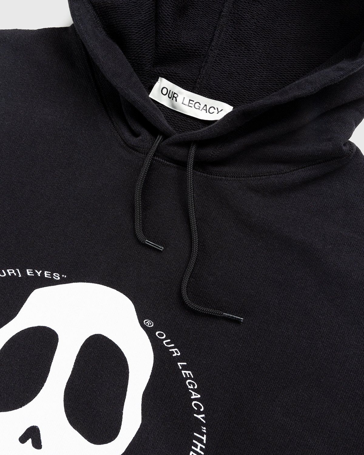 Our Legacy – Maverick Skull Loose Hoodie Black - Sweats - Black - Image 3