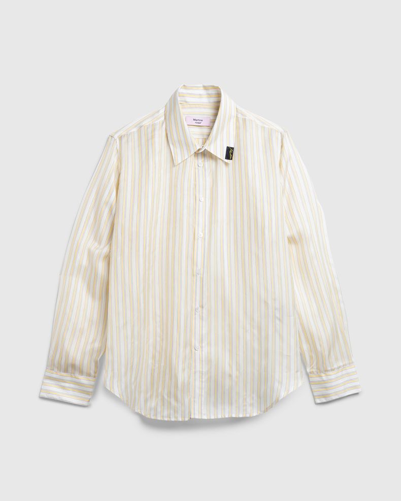 Classic Shirt Yellow/White Stripe