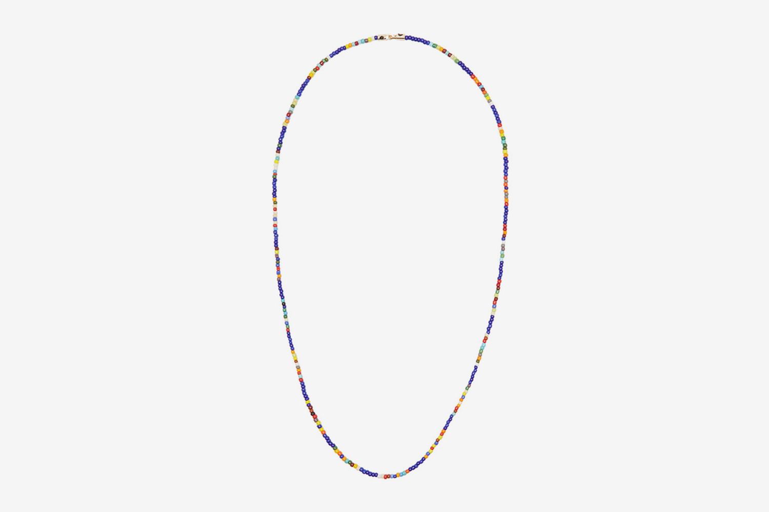 Beaded 14kt Gold-Spacer Necklace