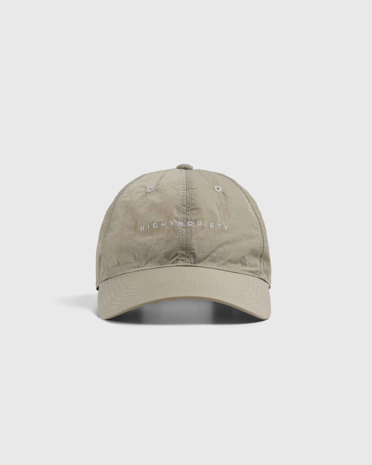 Highsnobiety – Nylon Ball Cap Beige - Hats - Beige - Image 2