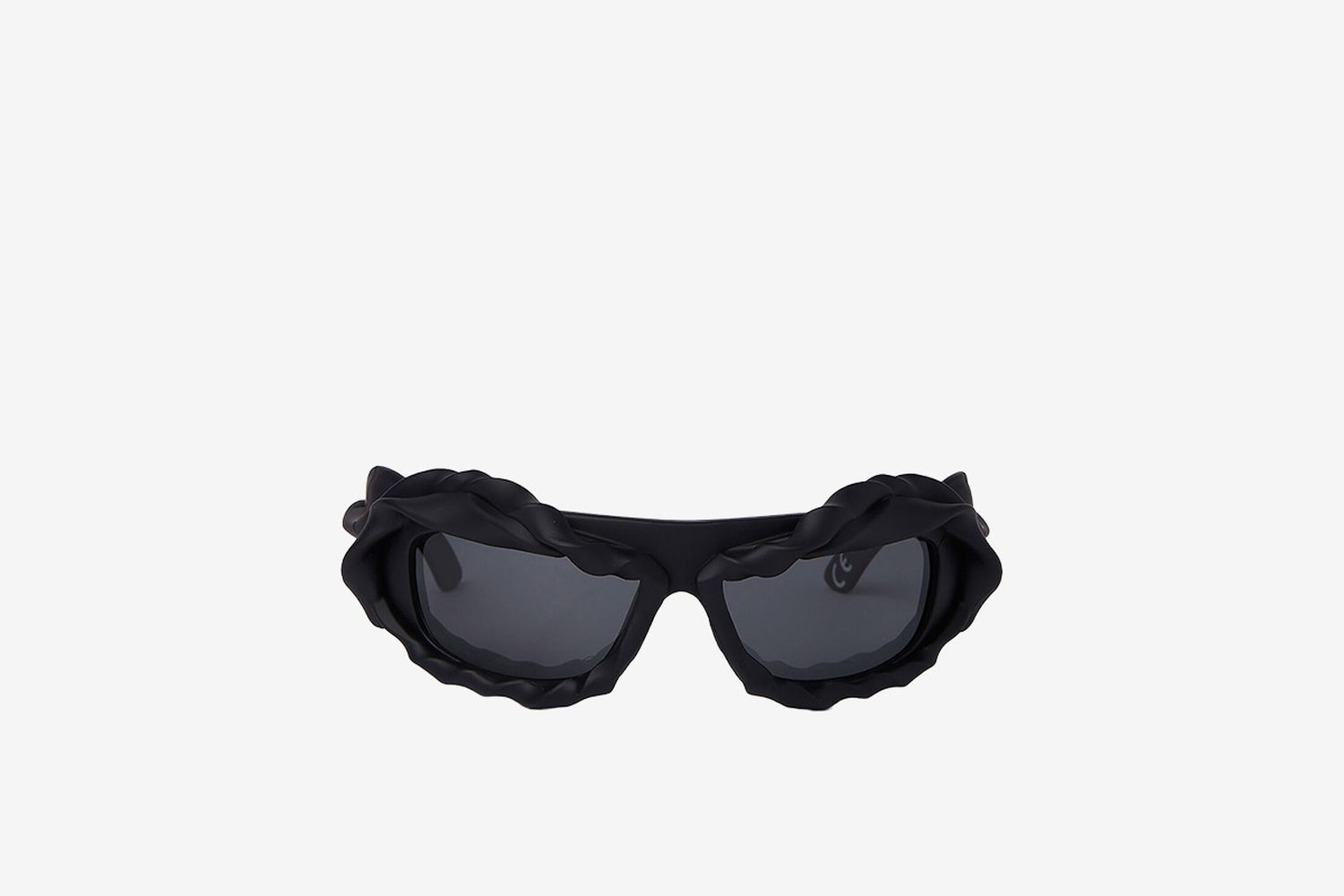 Sculpted Sunglasses in Black