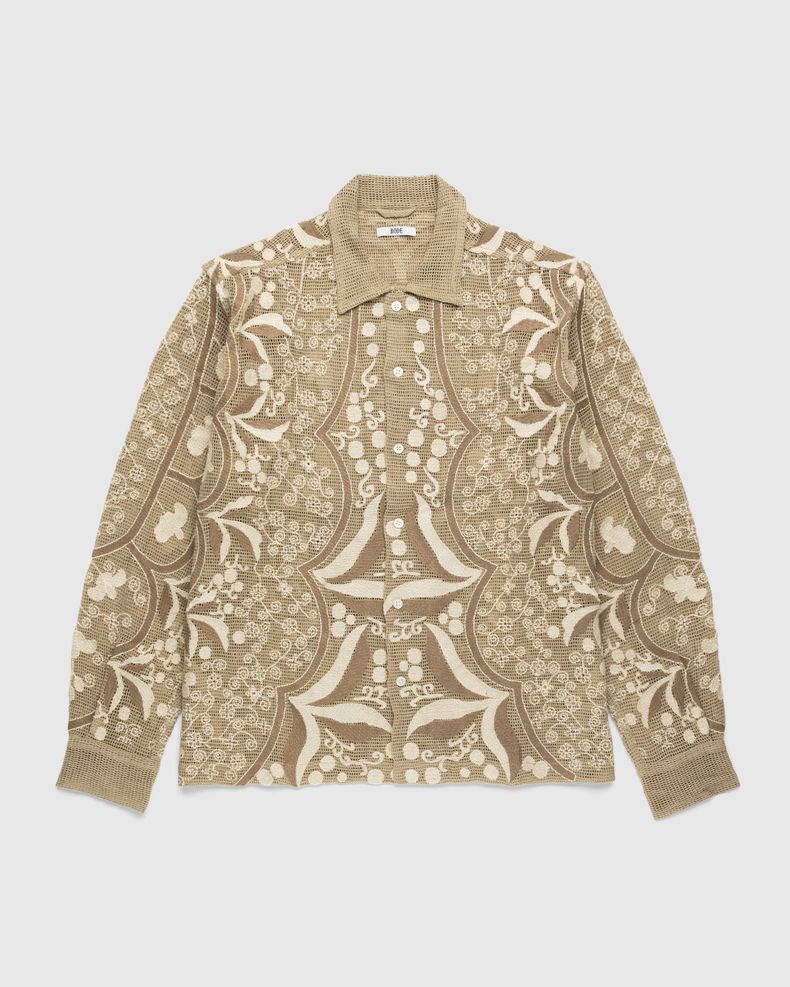 bode – Filet Filigree Longsleeve Shirt