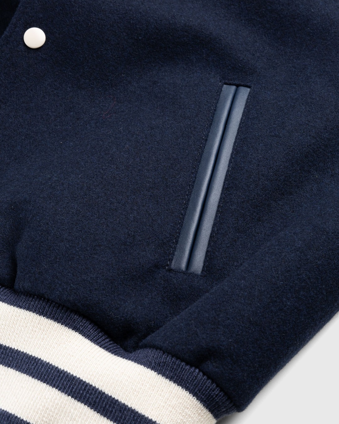 Highsnobiety – Neu York Varsity Jacket - Outerwear - Blue - Image 7