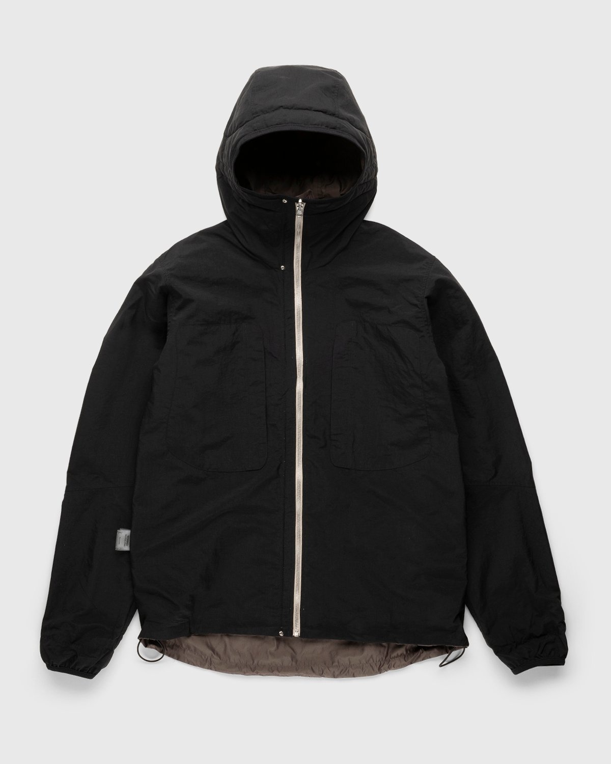 Arnar Mar Jonsson – Texlon Composition Outerwear Jacket Beige Chocolate Black - Outerwear - Black - Image 3