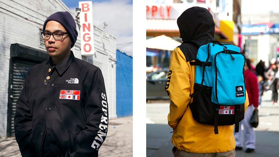 supreme x the north face history ss14