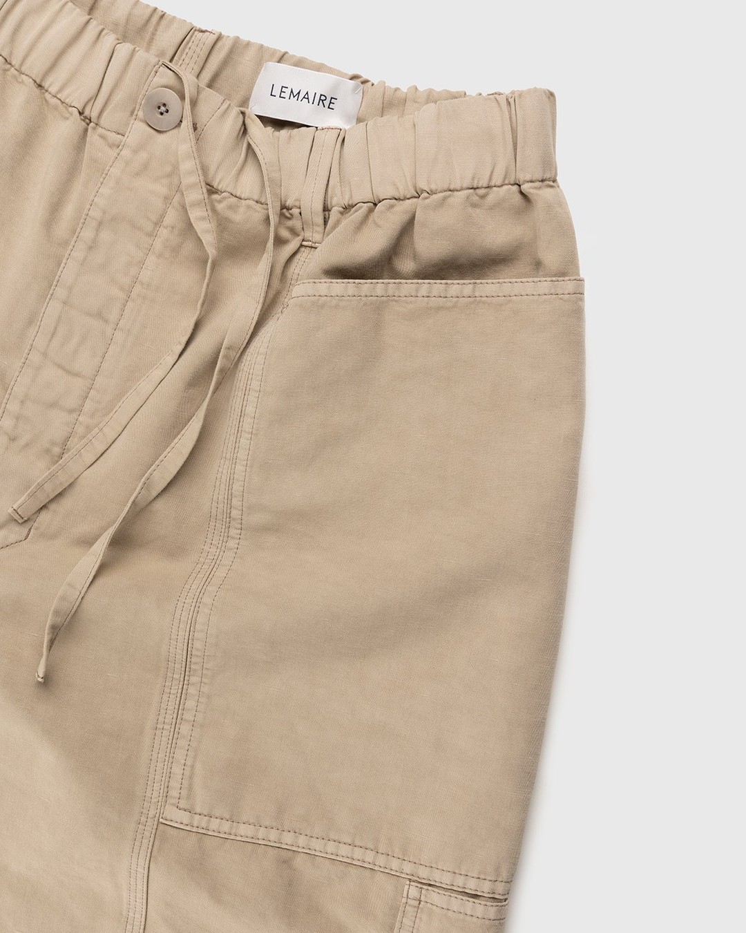 Lemaire – Fatigue Pants Natural Beige - Pants - Beige - Image 4