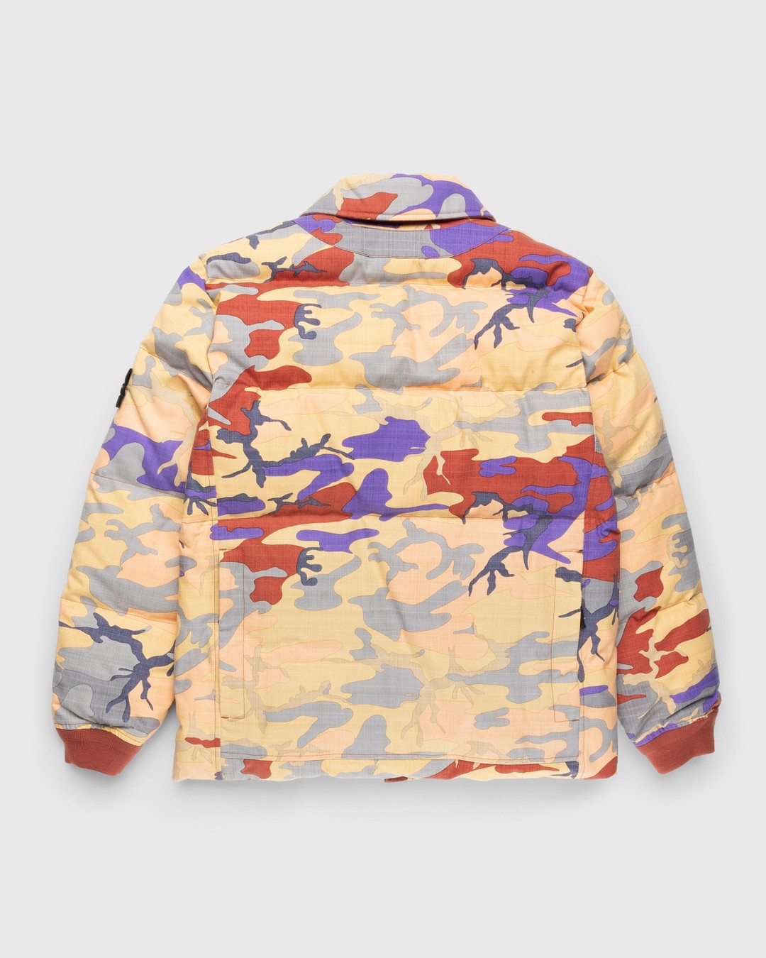 Stone Island – Heritage Camo Ripstop Nylon Down Jacket Orange - Outerwear - Orange - Image 2
