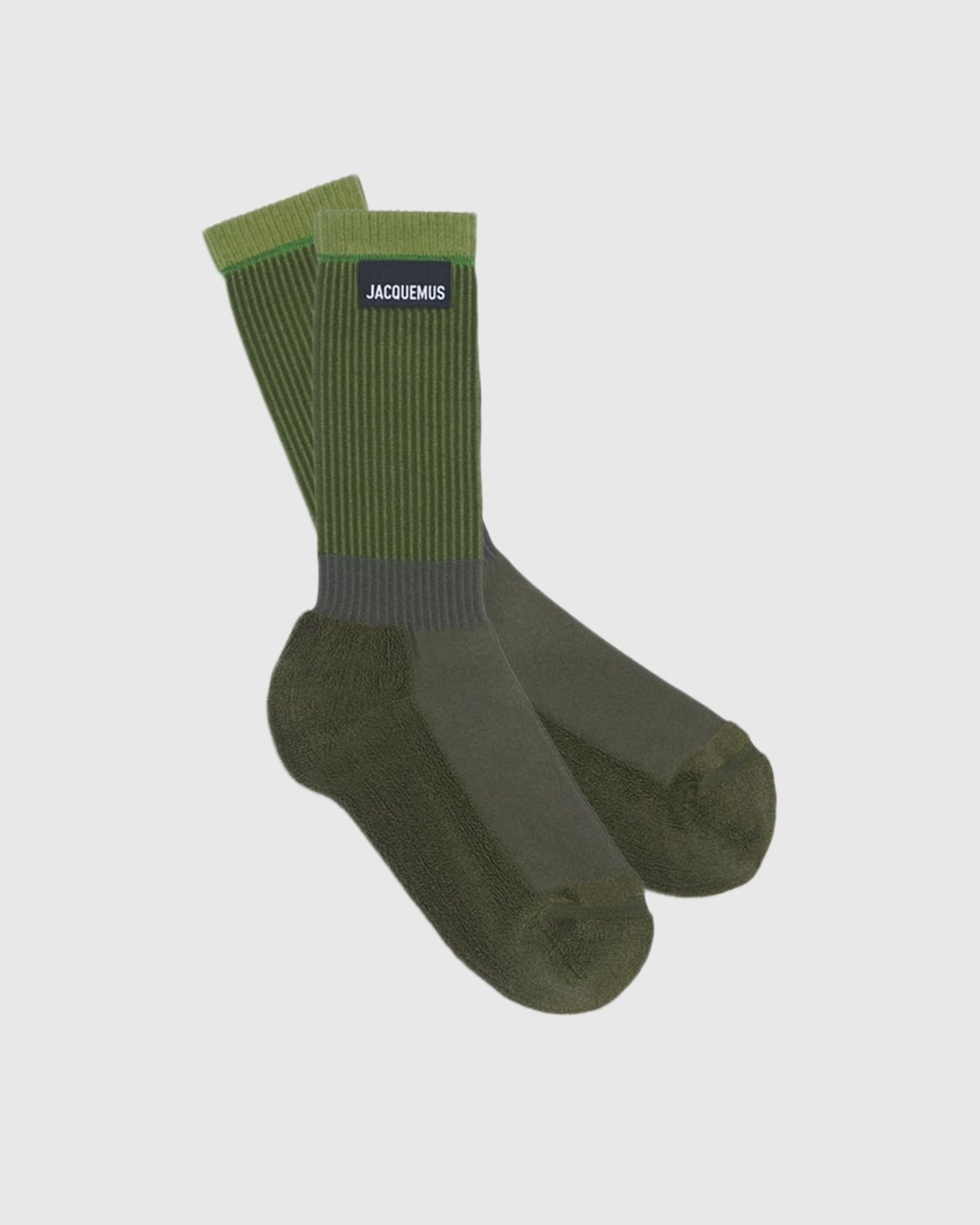 JACQUEMUS – Les Chaussette A L'Enver Green - Socks - Green - Image 1