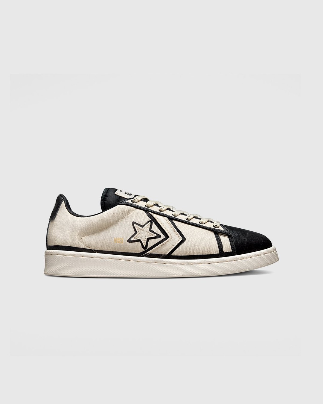 Converse x Joshua Vides – Pro Leather Ox Natural Ivory/Black/White - Sneakers - White - Image 1
