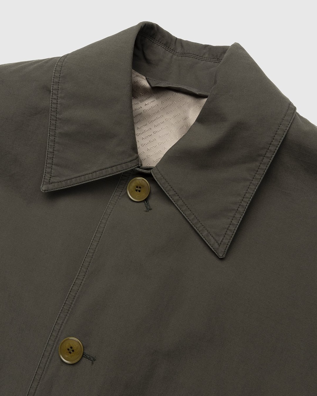 Acne Studios – Trench Coat Dark Olive - Outerwear - Green - Image 5