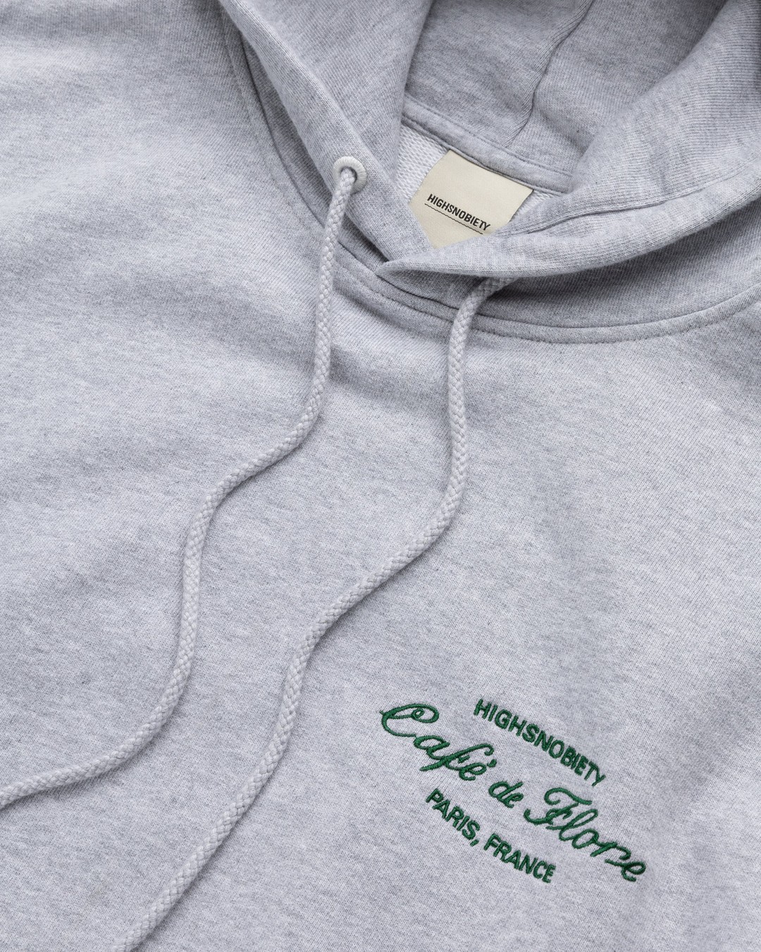 Café de Flore x Highsnobiety – Not In Paris 4 Hoodie Heather Grey - Sweats - Grey - Image 3