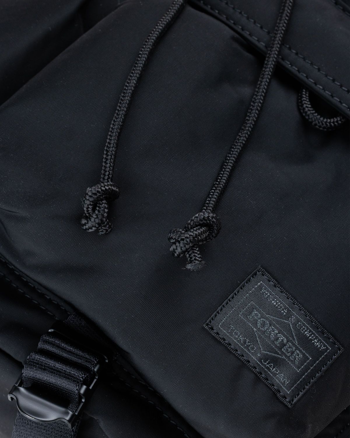 The Big Kyoto Zip Tote Bag in Dark Navy-Blue Nylon and Black