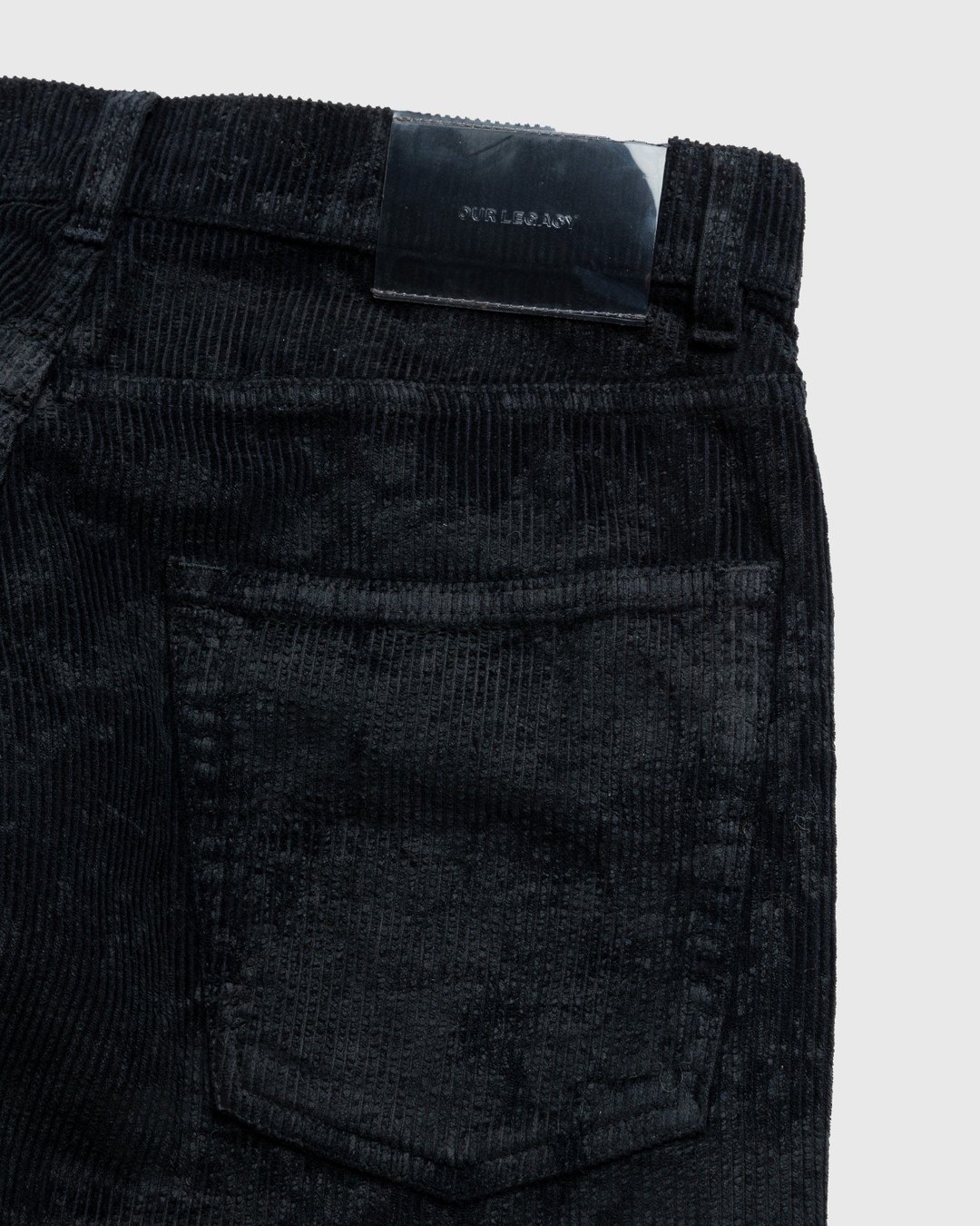 Our Legacy – Vast Cut Corduroy Jeans Black - Pants - Black - Image 4