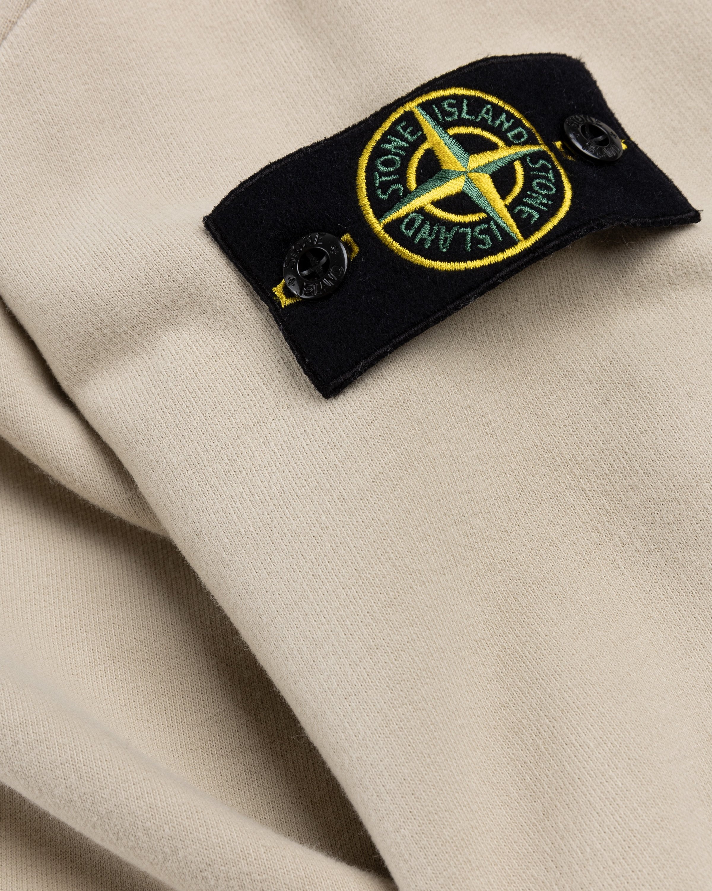 Stone Island – Garment-Dyed Fleece Crewneck Sweatshirt Beige - Sweats - Beige - Image 5