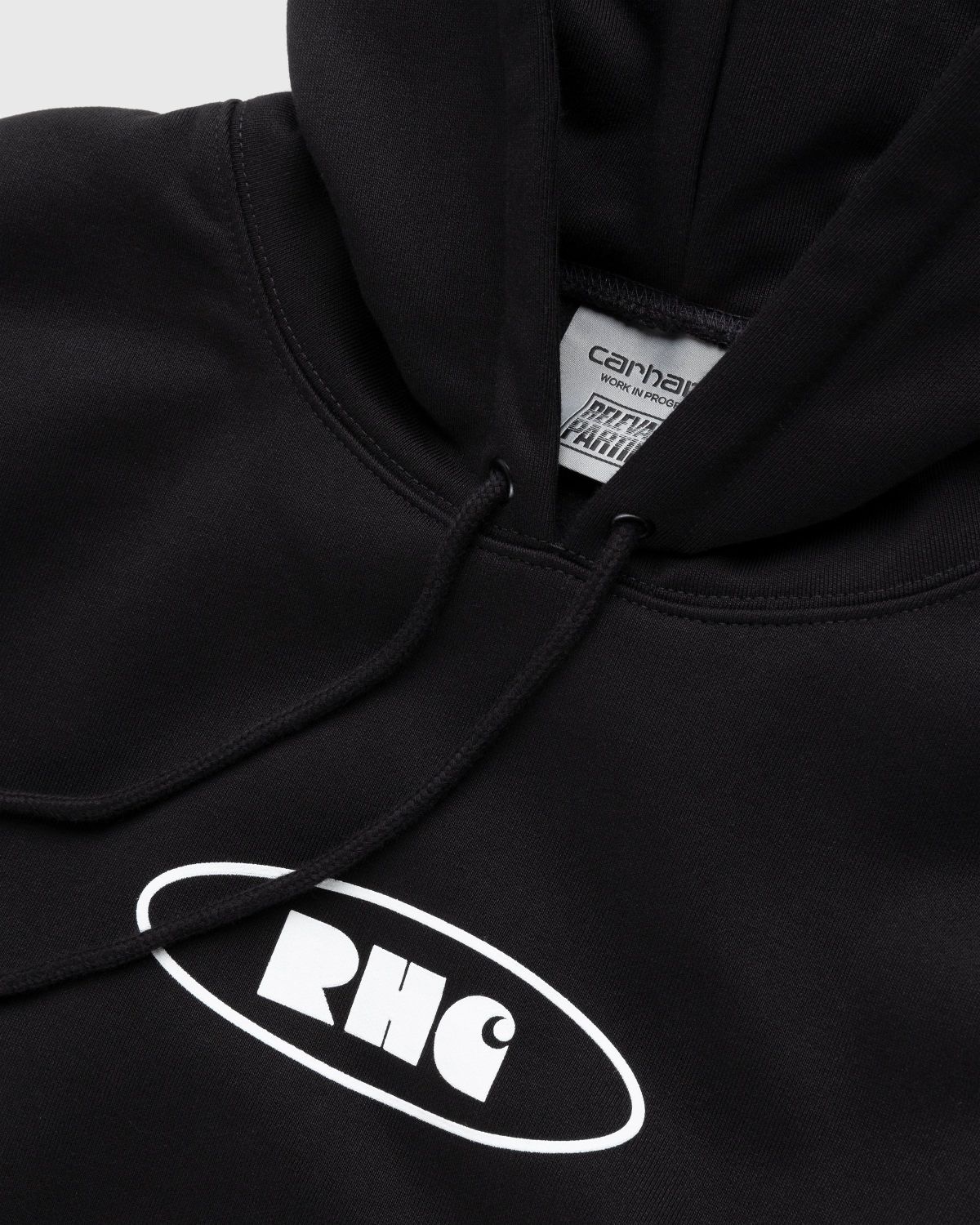 Carhartt WIP – Rush Hour Hoodie Black/White - Sweats - Black - Image 7