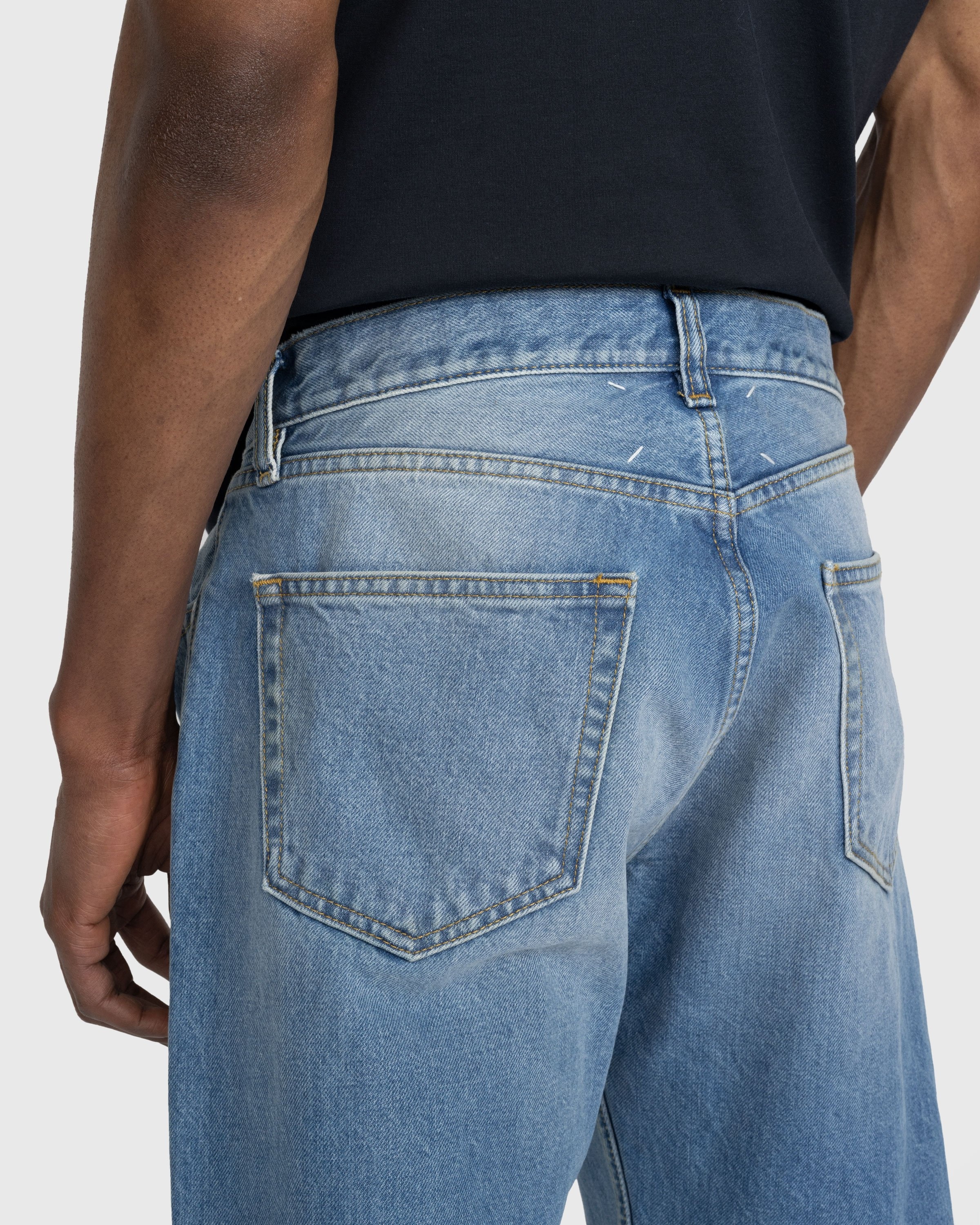 Maison Margiela – Straight Leg Jeans Blue - Pants - Grey - Image 4