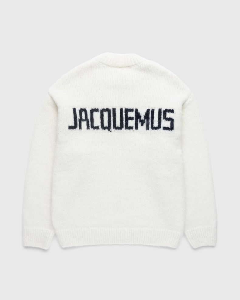 JACQUEMUS – La Maille Pavane Off-White