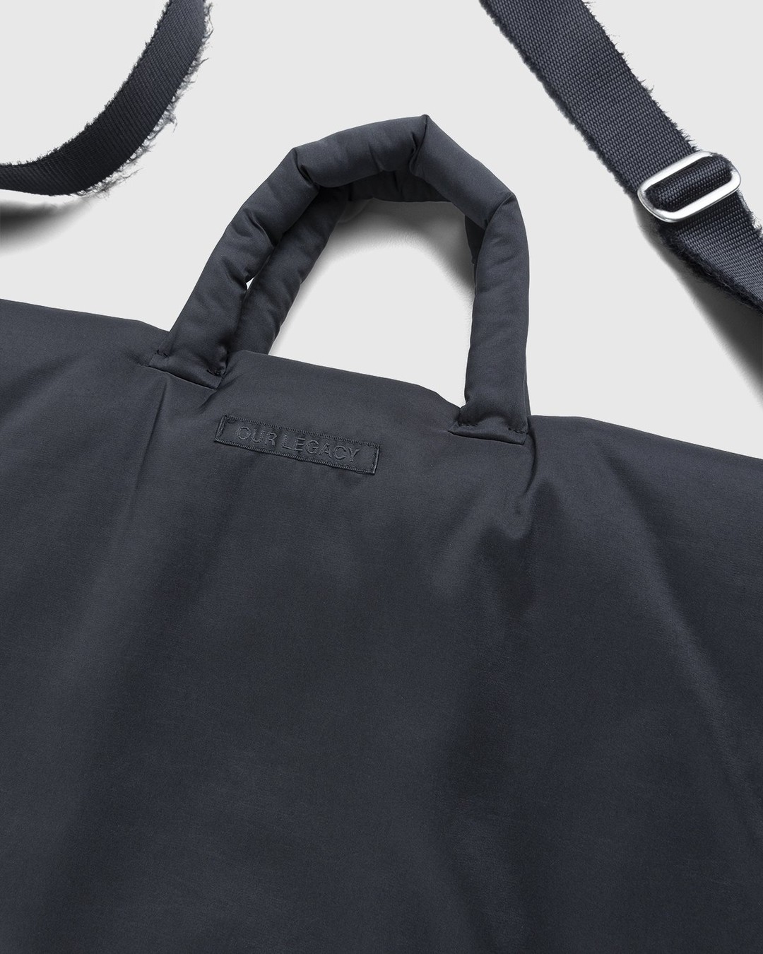 Our Legacy – Big Pillow Tote Black Surface Nylon - Bags - Black - Image 3