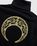 Marine Serre – Ornament Half-Zip Sweater Black - Knitwear - Black - Image 6