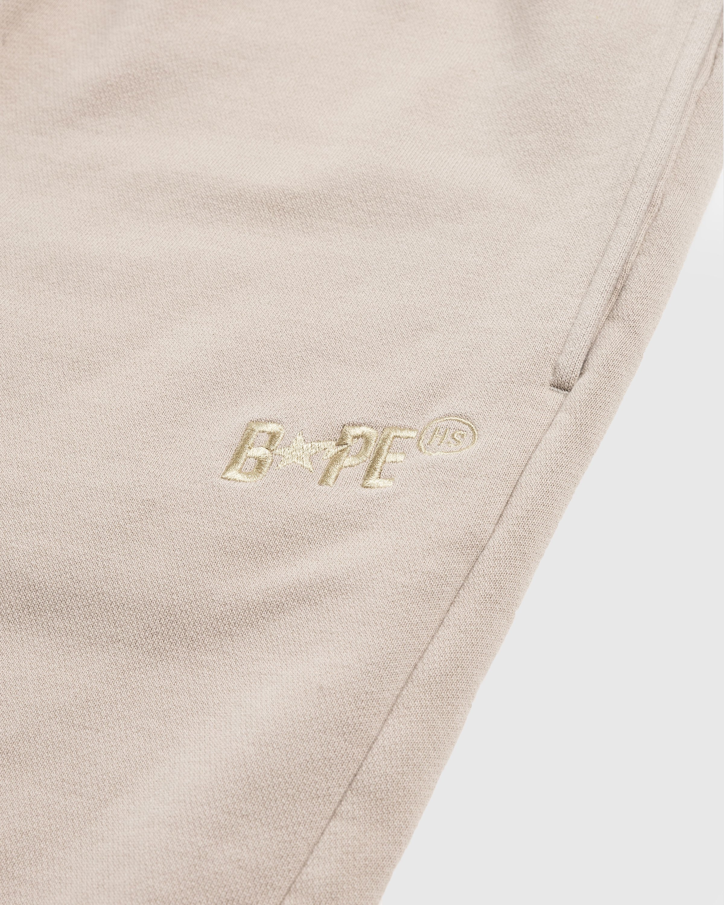 BAPE x Highsnobiety – Heavy Washed Sweat Pants Beige - Pants - Beige - Image 7