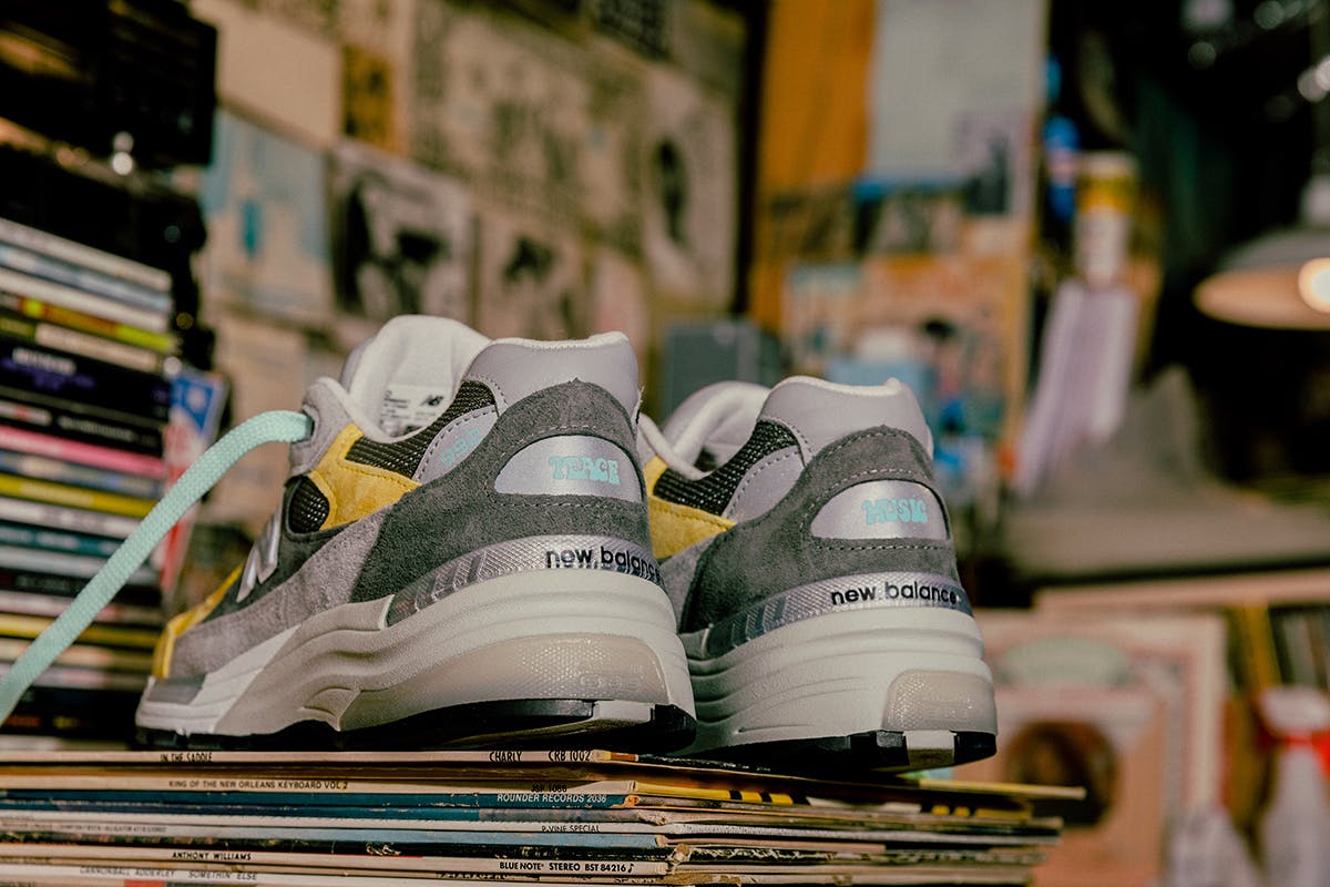 Nice Kicks x New Balance 992 “Amoeba Music”: Images & Drop Info