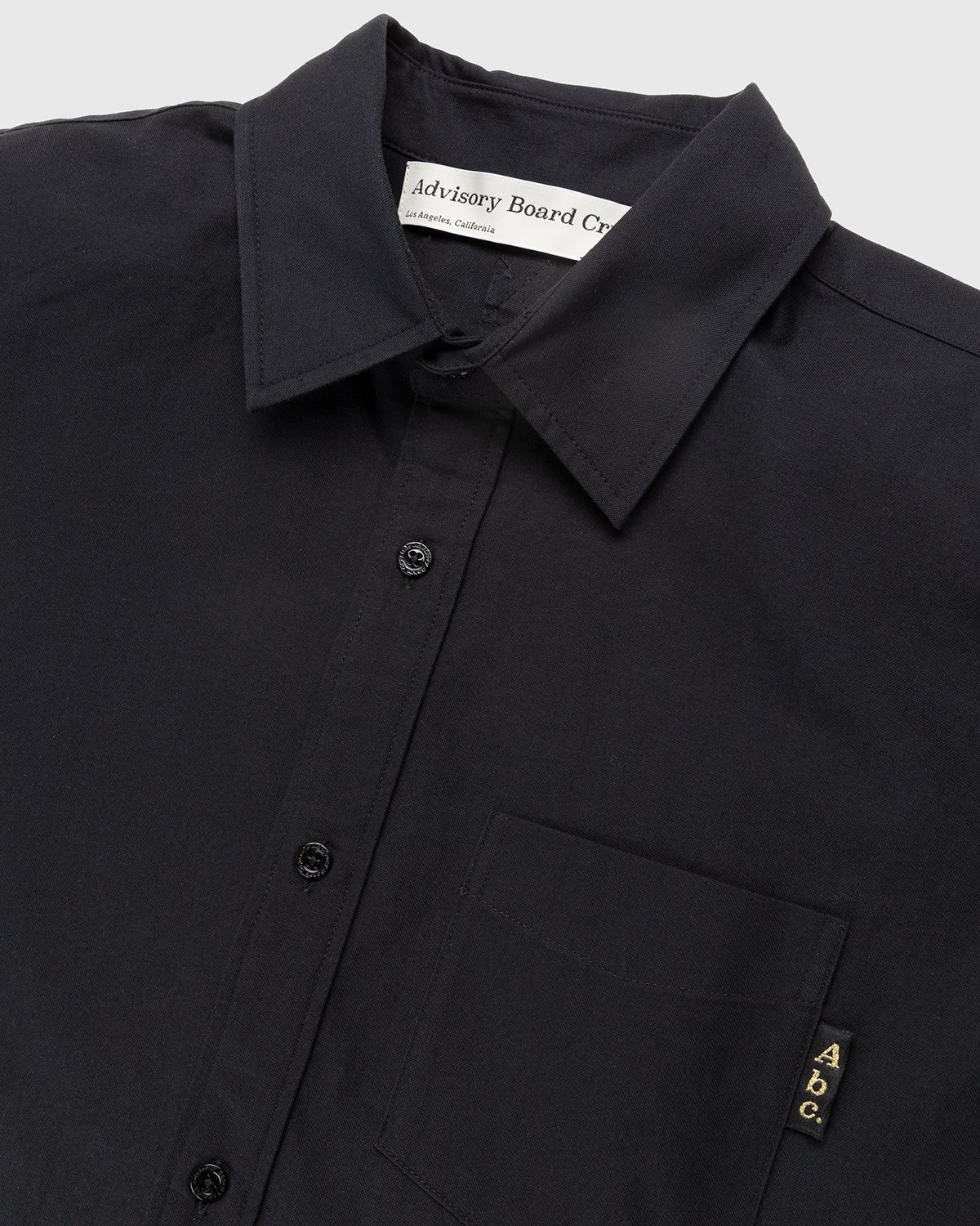 Abc. – Oxford Woven Shirt Anthracite - Shirts - Black - Image 4
