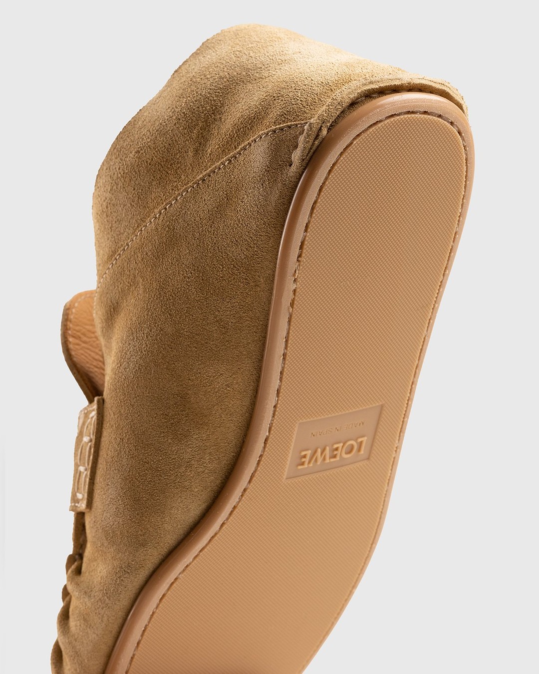 Loewe – Paula's Ibiza Suede Loafer Gold - Shoes - Brown - Image 6