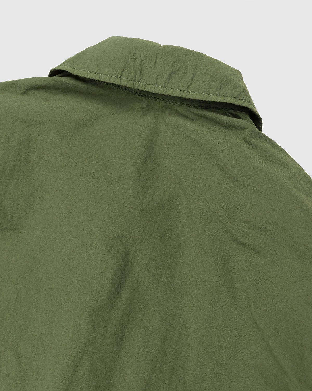 Stone Island – 10502 Garment-Dyed Naslan Light Overshirt Olive - Outerwear - Green - Image 4