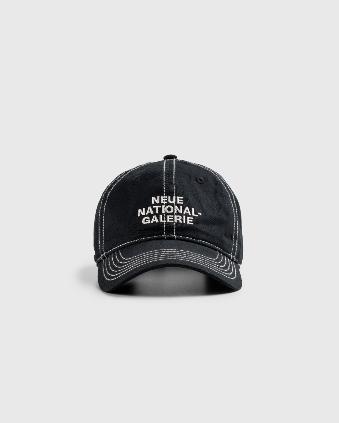 Neue Nationalgalerie x Highsnobiety – BERLIN, BERLIN 3 Cap Black - Hats - Black - Image 2