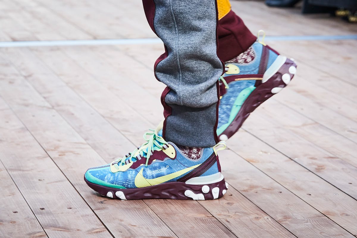 fw18 sneakers undercover nike margiela balenciaga Maison Margiela runway