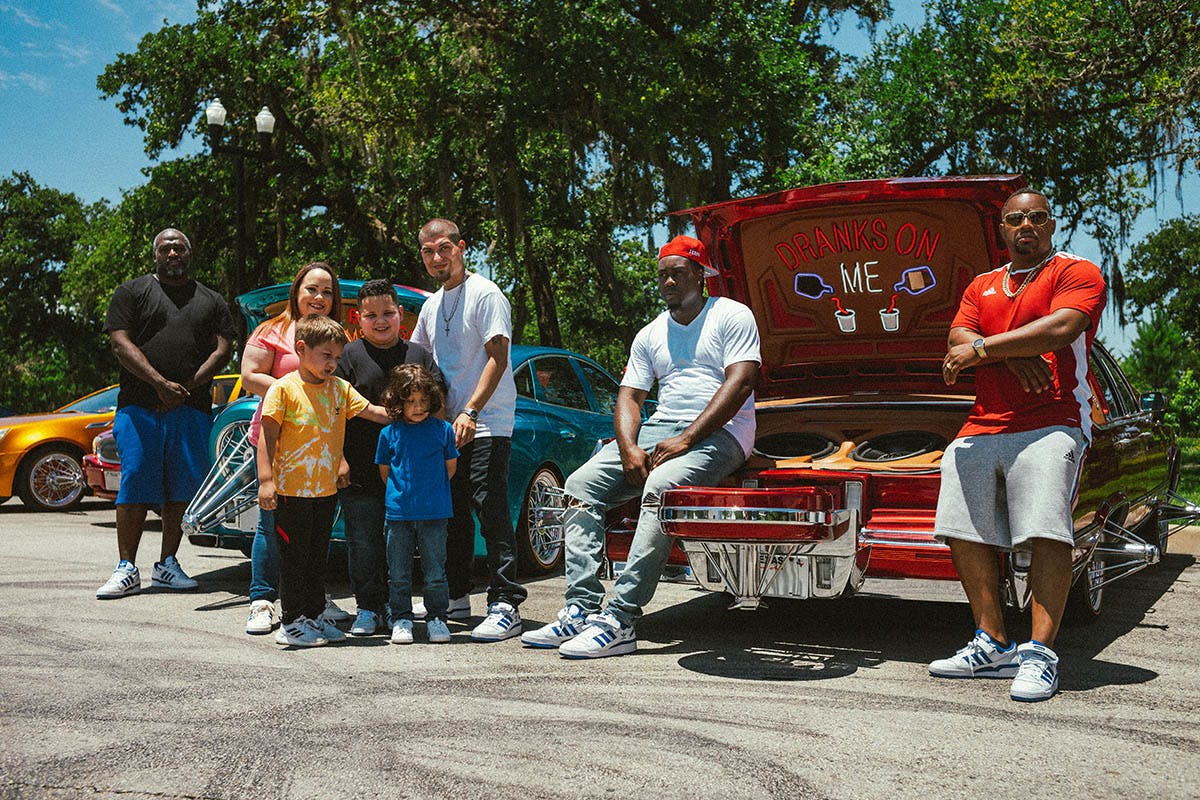 Gee Bradley, Bennie and his family (Benjamin Perez, Alexander Perez, Dominic Spivey, Michelle Spivey), Jarvo, and Joseph