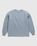 Acne Studios – Organic Cotton Crewneck Sweatshirt Steel Grey - Sweats - Grey - Image 1
