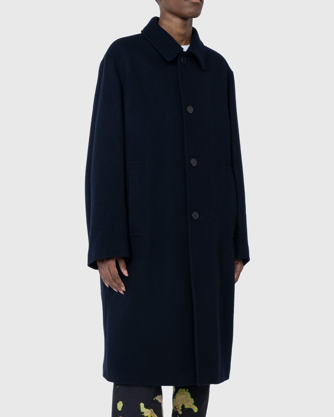 Dries van Noten – Rankle Coat Navy - Outerwear - Blue - Image 3
