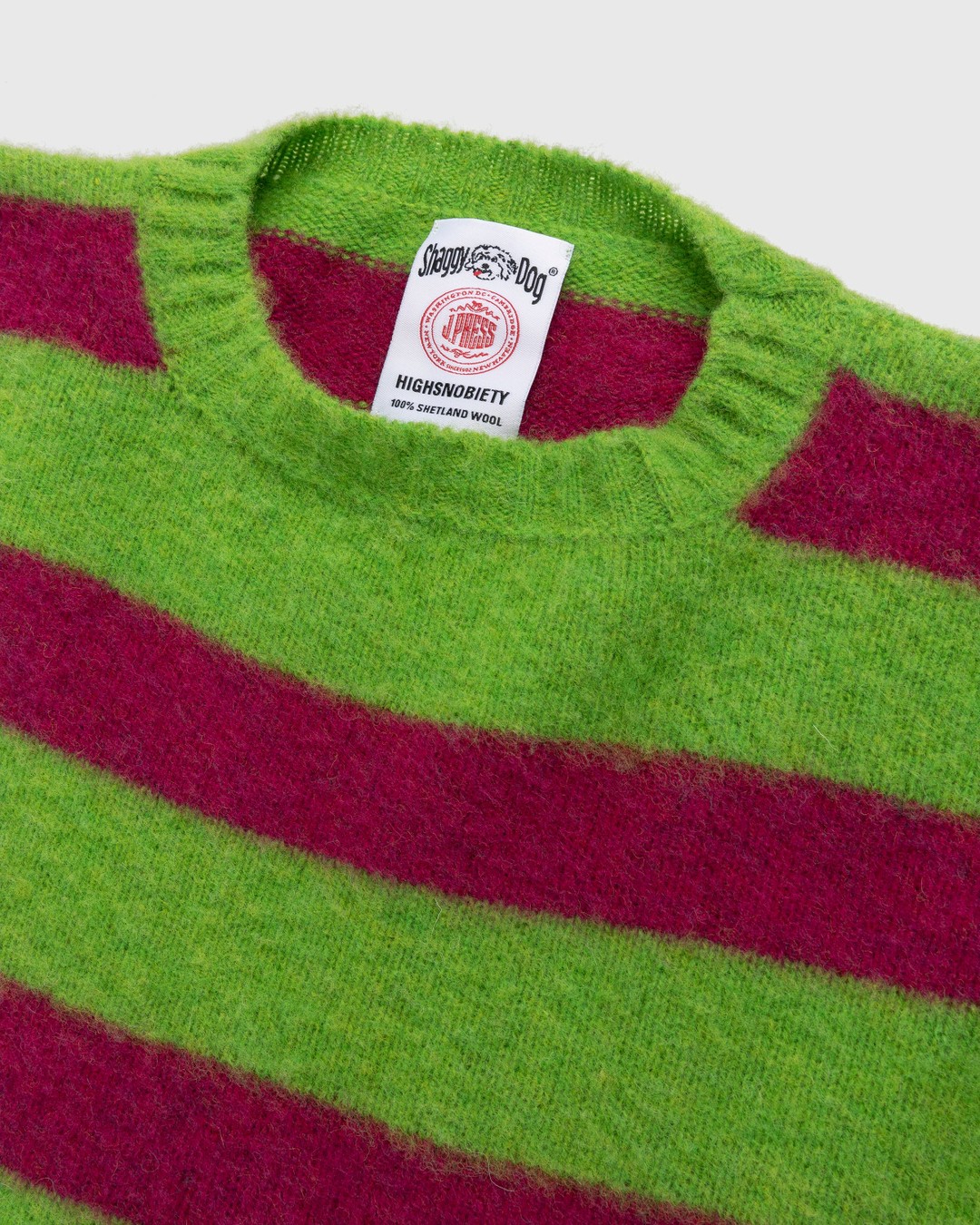 J. Press x Highsnobiety – Shaggy Dog Stripe Sweater Multi - Crewnecks - Multi - Image 3