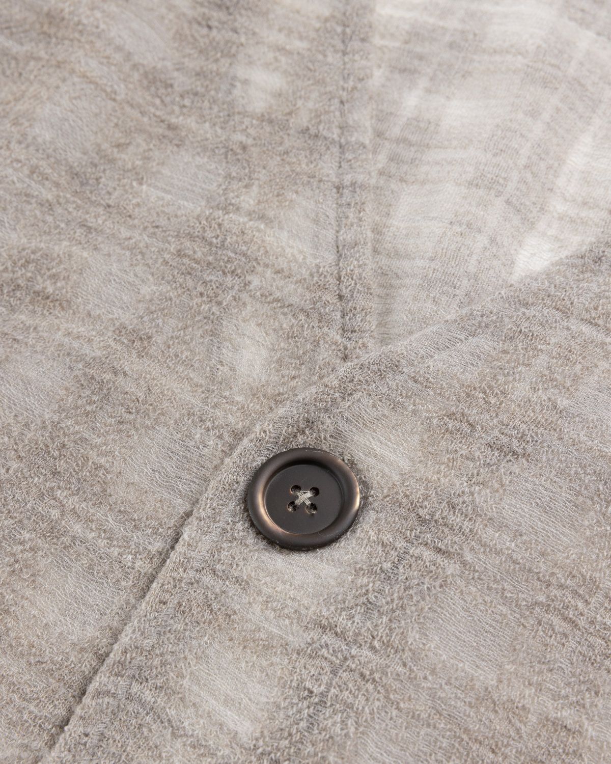 Our Legacy – Cardigan Grey Disintegration Check - Knitwear - Grey - Image 6