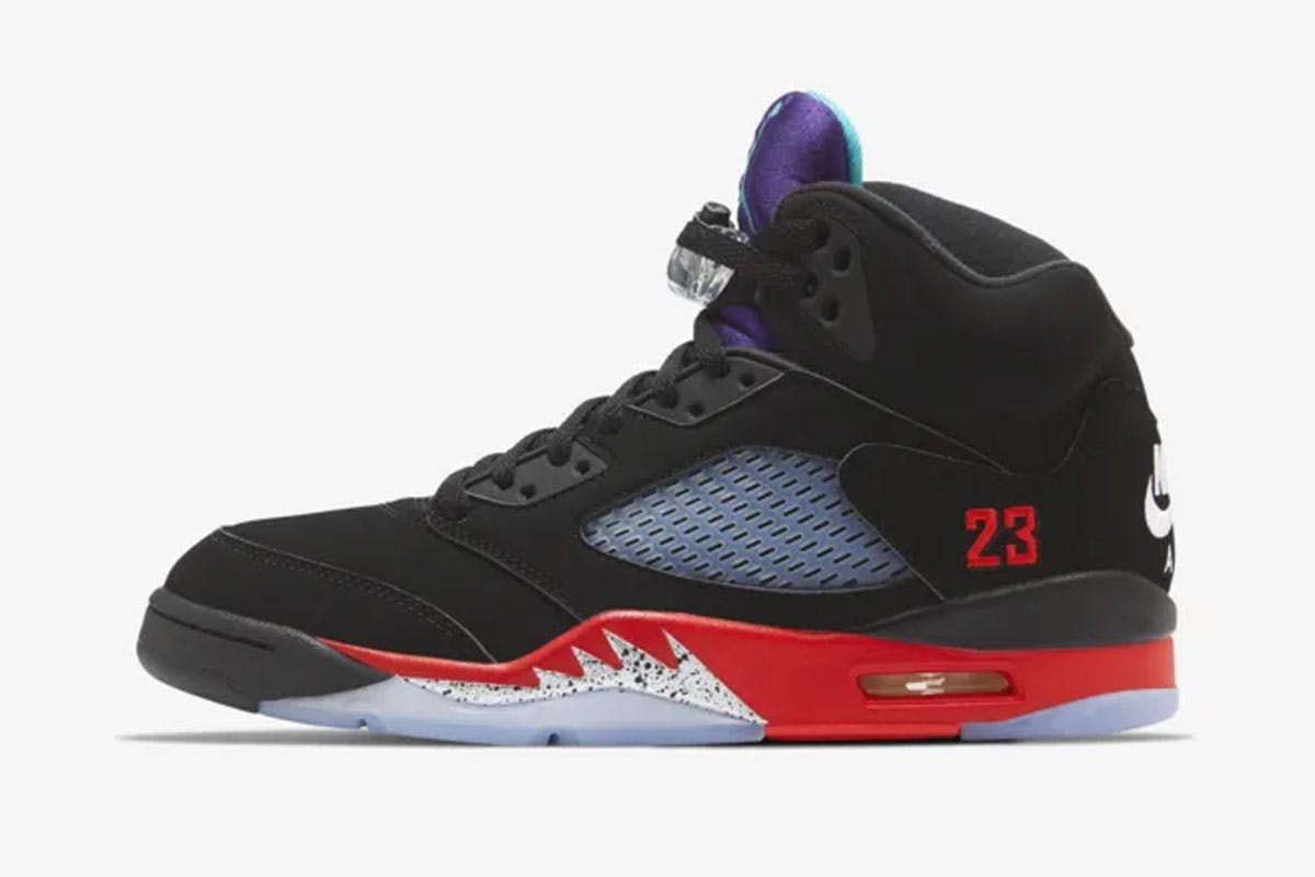 top 3 nike air jordan 5 product shot
