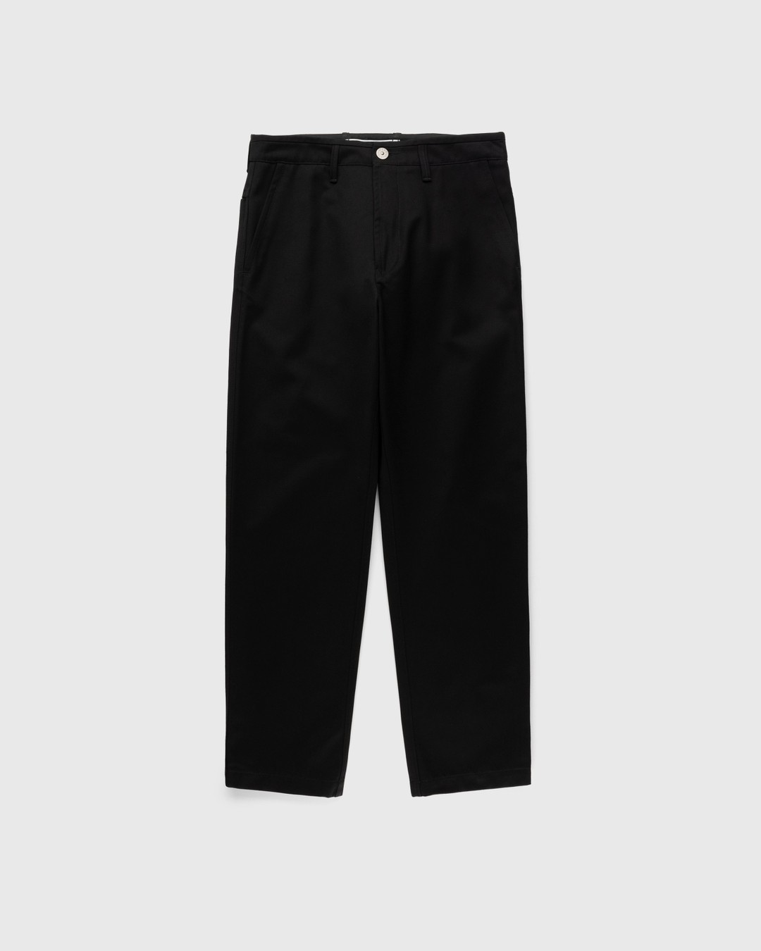 Stone Island – 31928 Gabardine Chino Pants Black - Pants - Black - Image 1