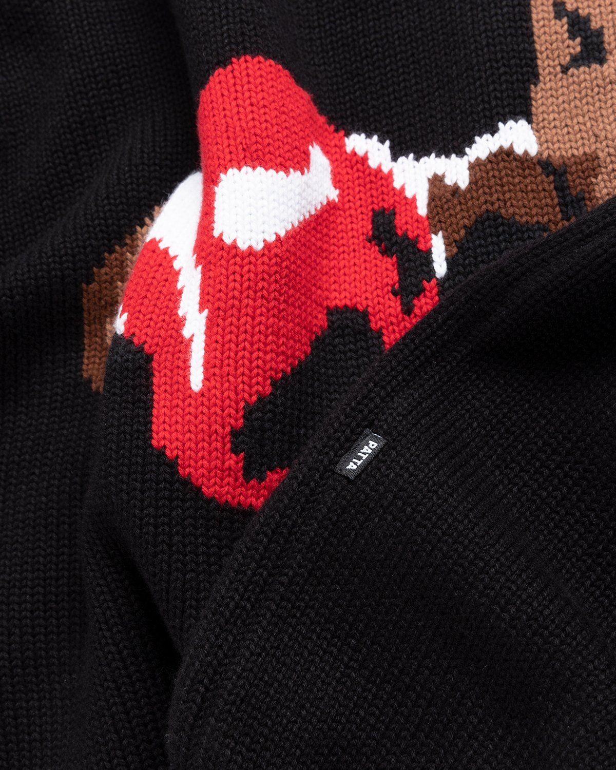 Patta – Boxer Knitted Sweater - Sweats - Black - Image 4