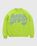 Bubble Logo Crewneck Sweater Green