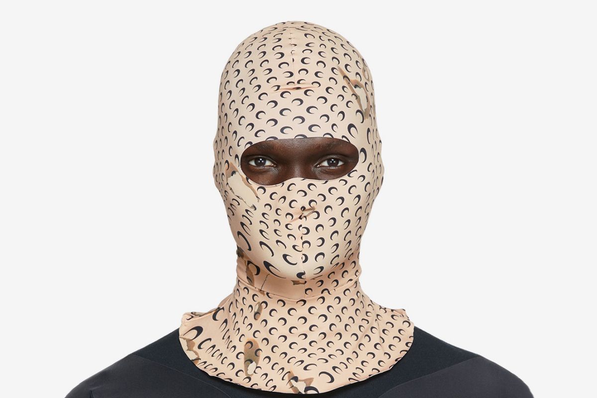 Recycled Moon Jersey Balaclava • Marine Serre