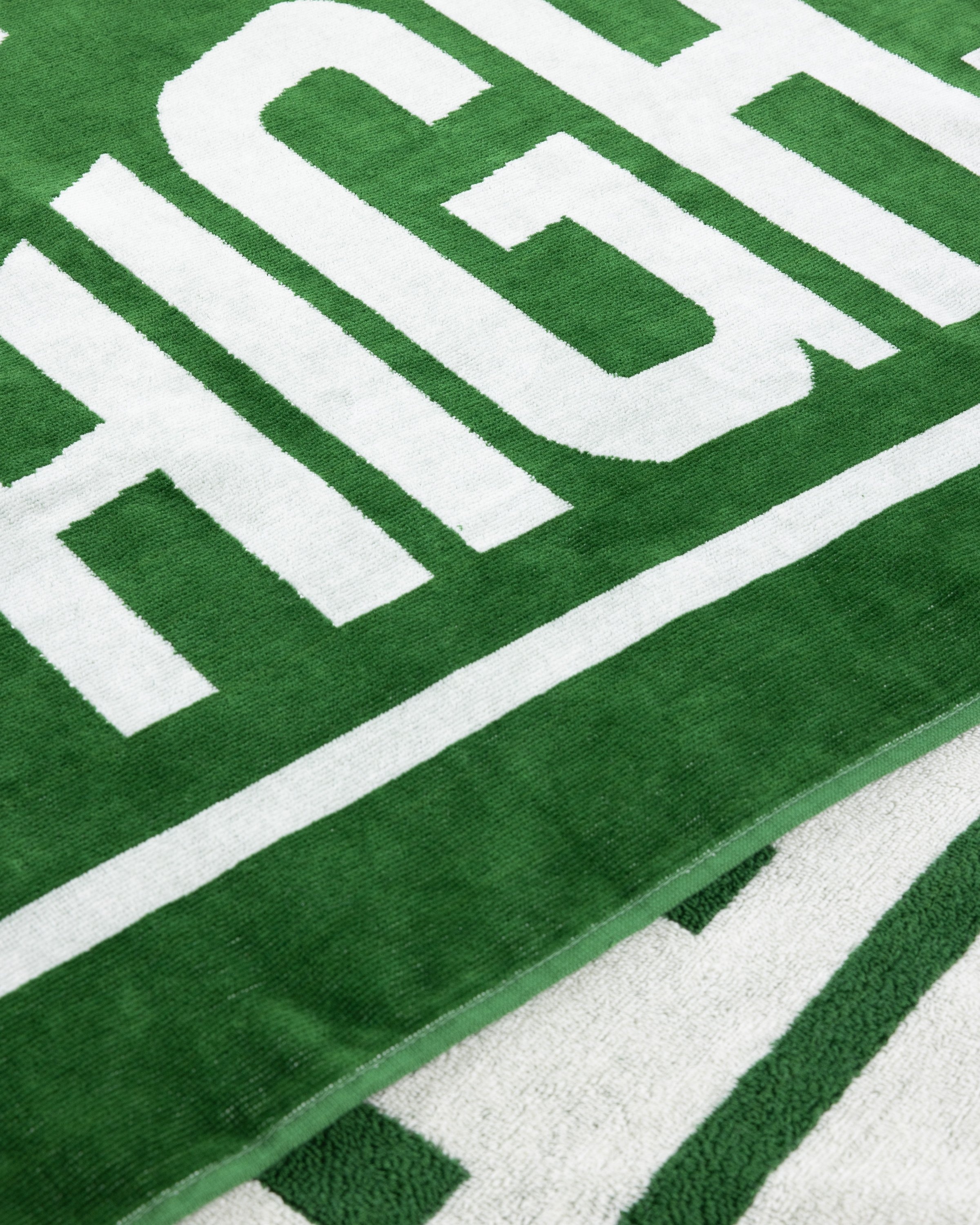 Vilebrequin x Highsnobiety – Logo Towel Sand - Towels - Green - Image 3