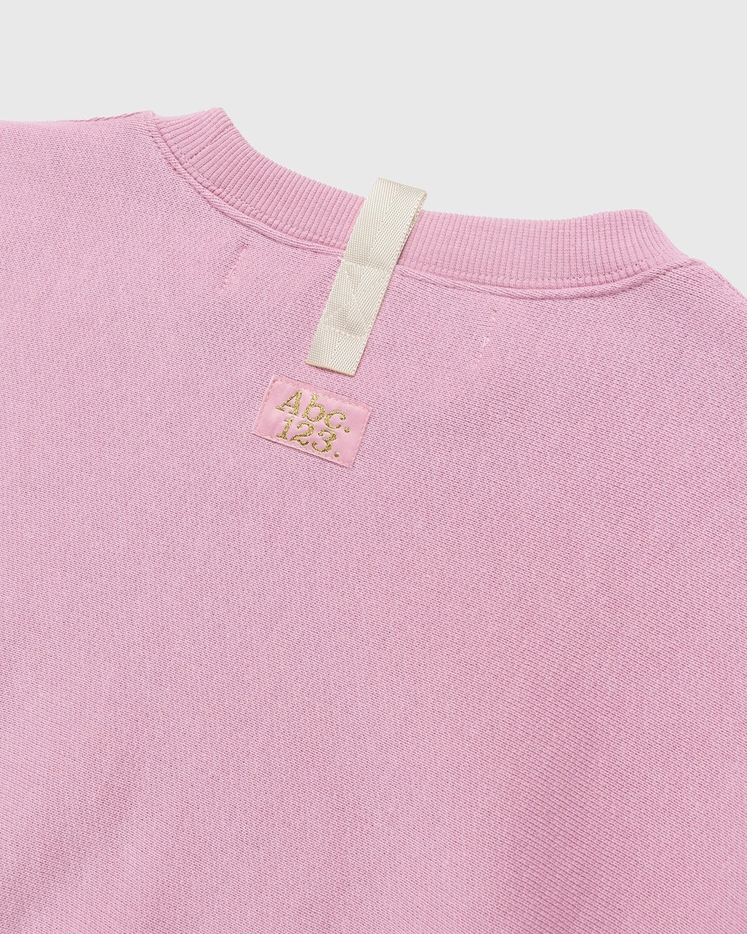 Abc. – French Terry Crewneck Sweatshirt Morganite - Sweatshirts - Pink - Image 5