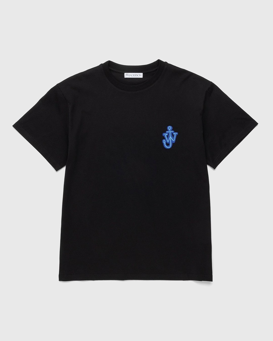 J.W. Anderson – Anchor Patch T-Shirt Black - Tops - Black - Image 1