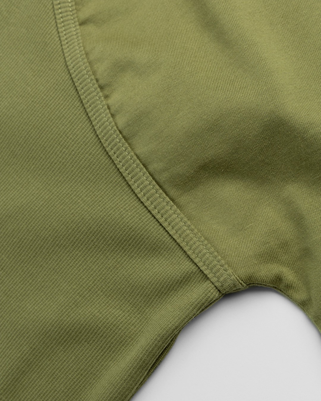 Marine Serre – Organic Cotton Relaxed Long-Sleeve Top Green - Longsleeves - Green - Image 6
