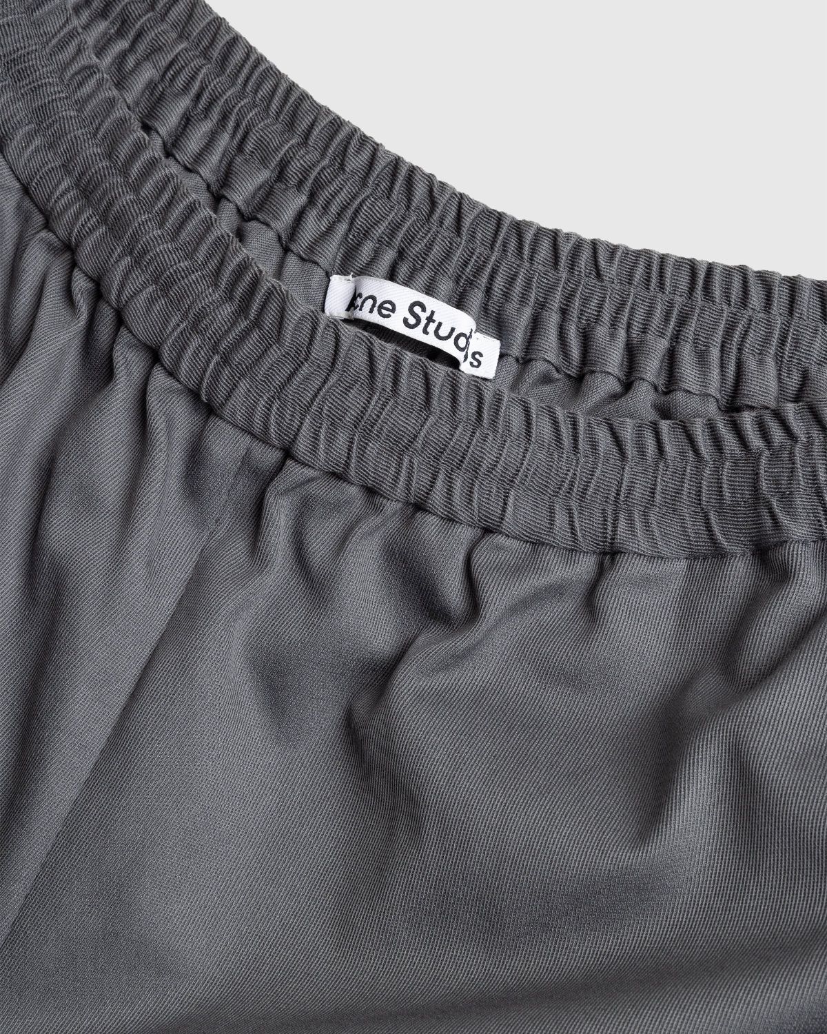 Acne Studios – Cotton Trousers Grey - Pants - Grey - Image 4