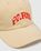 Highsnobiety – Not In Paris College Logo Cap Eggshell - Hats - White - Image 5
