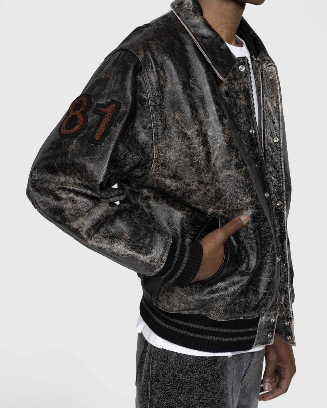 Guess leather jacket myer store