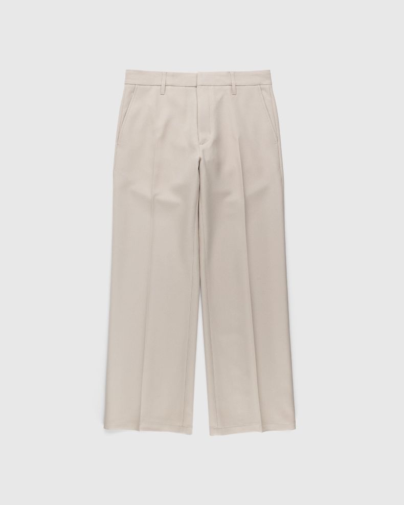 Stockholm Surfboard Club – Wide Bootcut Trousers Sand